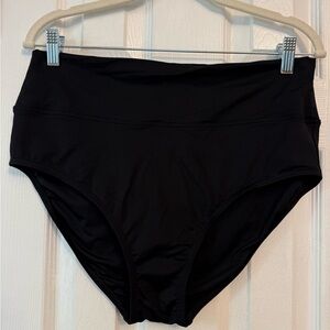 Lands' End Women's Classic Black Bikini Bottom